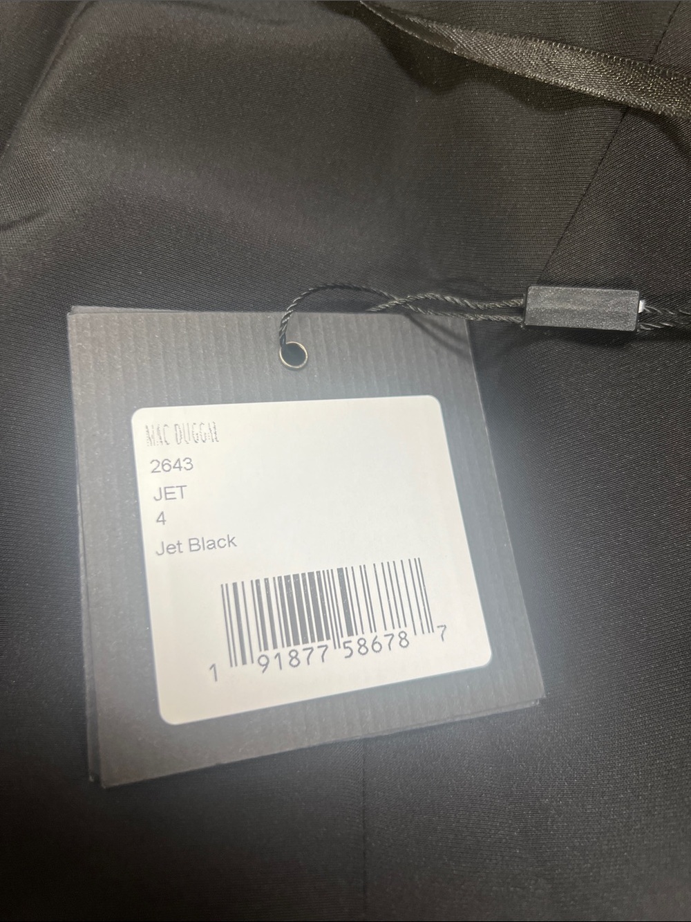 IEENA FOR MAC DUGGAL 2643 NWT Black Tuxedo Halter Jumpsuit - Picture 6 of 6